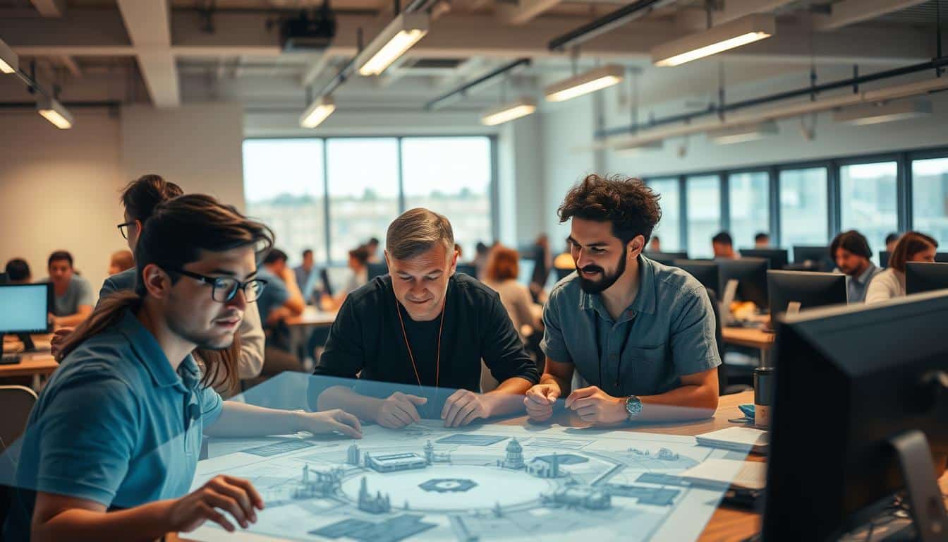 Roblox developers creating virtual worlds