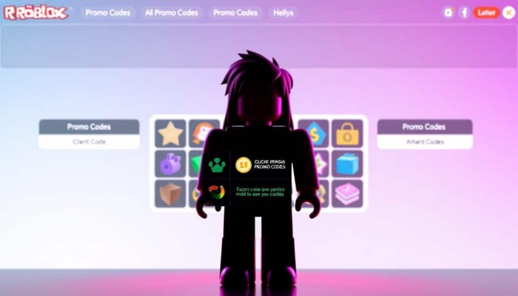 Roblox promo codes and character customization