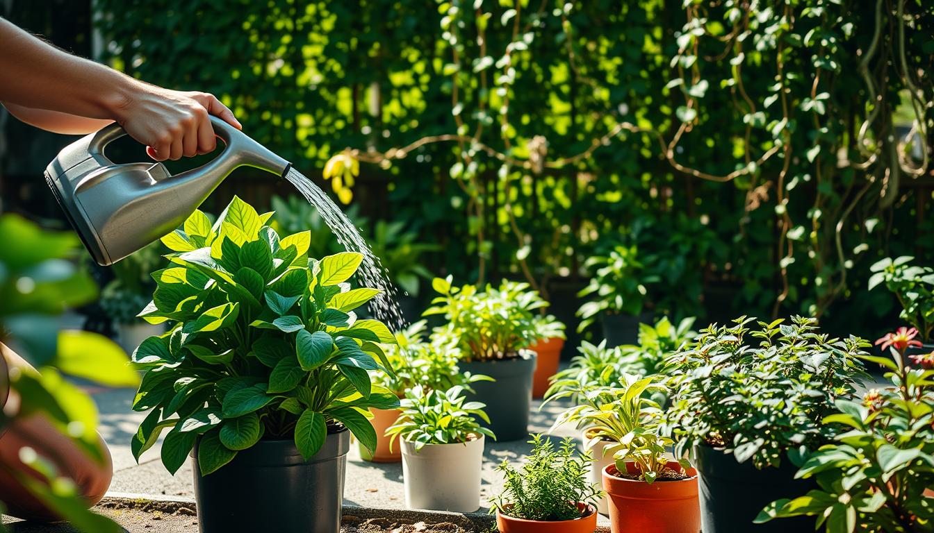 efficient plant watering techniques