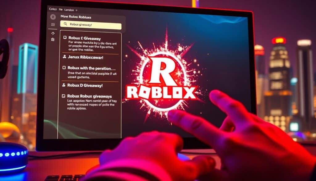 participate in robux giveaways