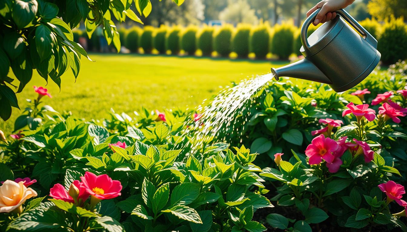 plant watering strategies for lush gardens