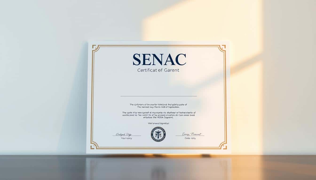 Certificado SENAC