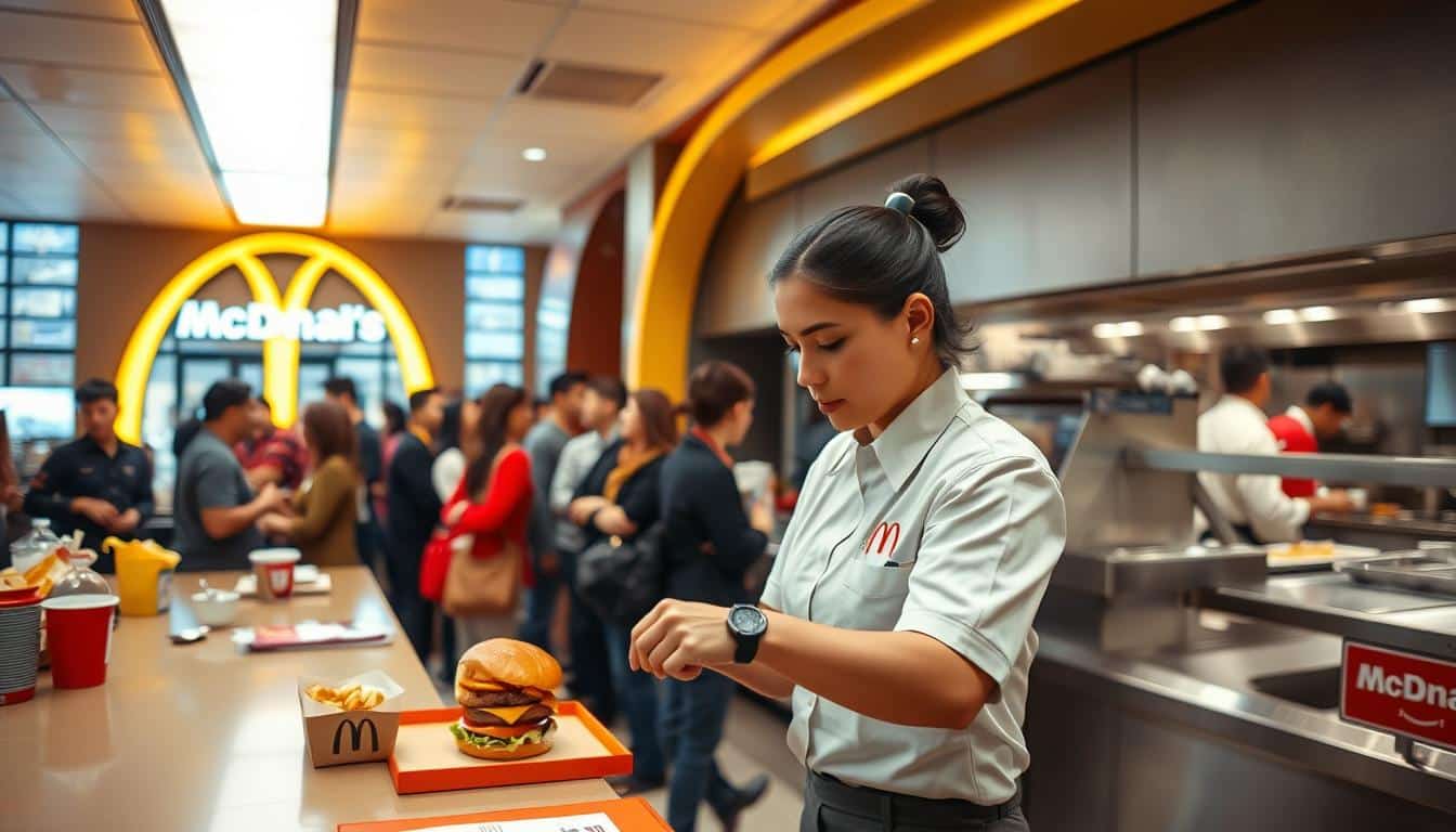 Working at McDonald's