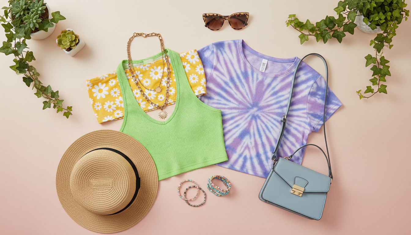 Cropped Tops & T-shirts (EZwear)