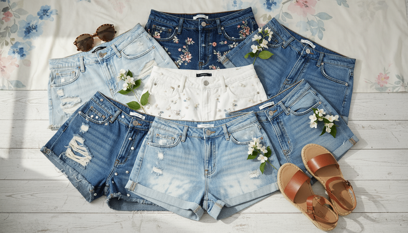 Denim & Twill Shorts in SHEIN Free Trial Center