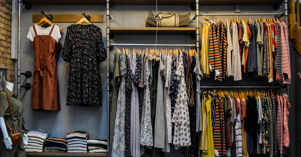 assorted-color clothes